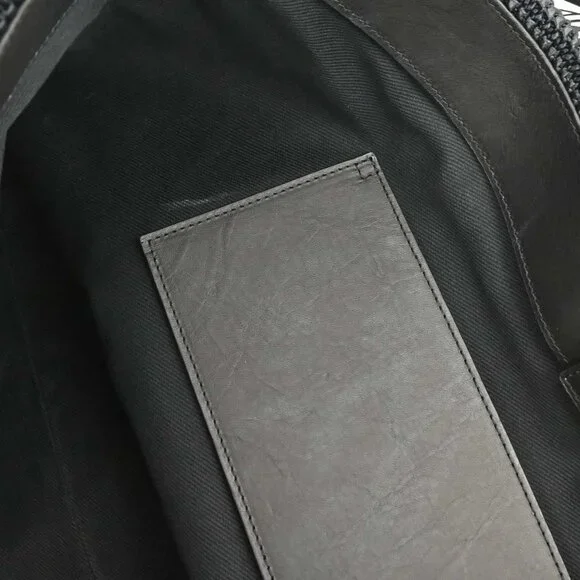 Saint Laurent Black Raffia Tassel Tote Handbag TCT490793･0918 134716 - Picture 9 of 10